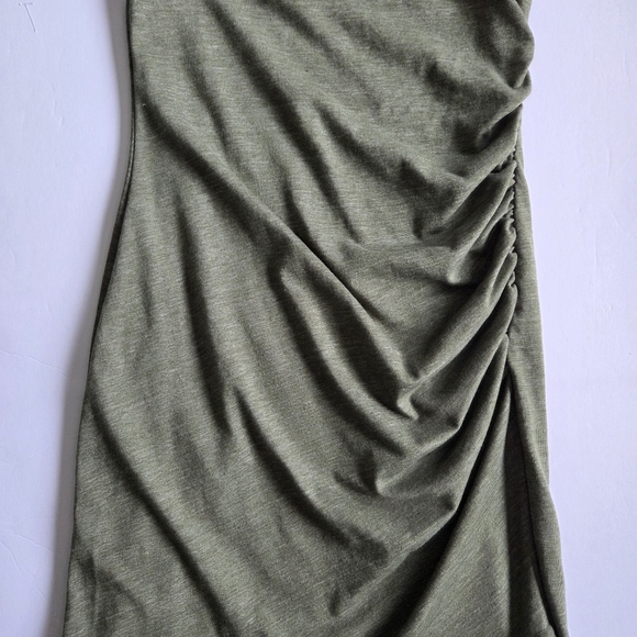 Tresure & Bond Olive Green Sleeveless Dress - Picture 5 of 8